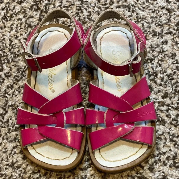 The Salt Water Sandal by Hoy Pink Patent Leather - Picture 5 of 5